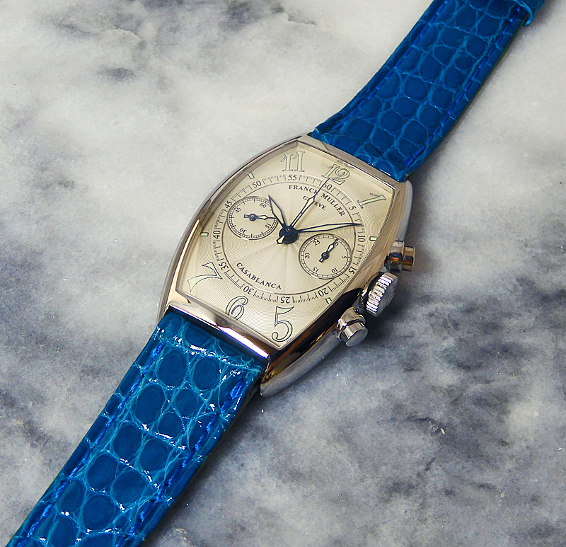 フランク ミューラー カサブランカ クロノグラフ シースルーバック